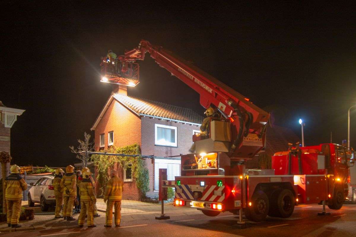 Schoorsteen brand