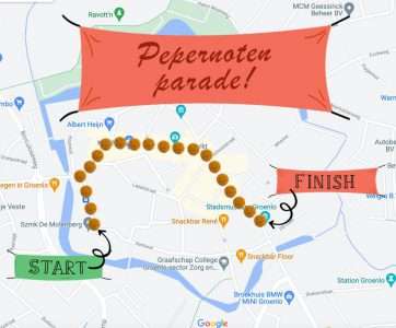 route pepernotenparade 2021