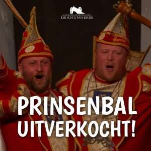 Prinsenbal in ‘no time’ uitverkocht