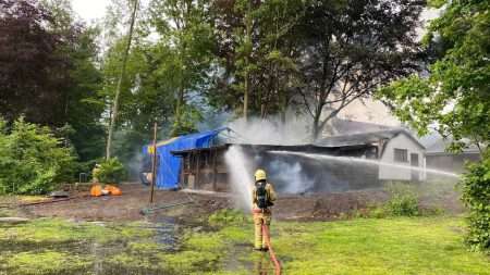 Brand bij scouting Groenlo