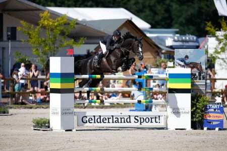 Wilton Porter en Delinquent JX tijdens Outdoor Gelderland 2018. Foto Luifoto