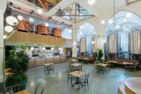 Wispe brouwerij Weesp - brouwketels en lagerruimte