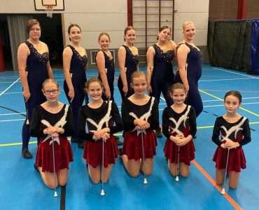 Mini- en majorettes van Excelsior behalen prachtige resultaten en plaatsen zich voor voorrondes NK