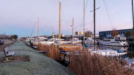 Eerste havenwedstrijd Elburg gewonnen door Willy Blom