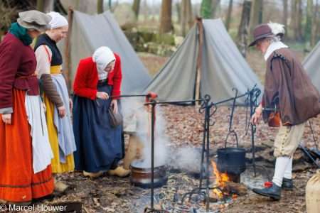 Midwinterfair bij het Achterhoeks Openluchtmuseum in Lievelde