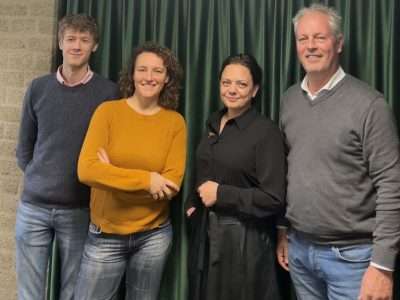 Stefan Haas, Renske Leijten, Tamara Bos en Maarten van Oostveen