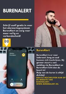 Maak je eigen wijk veiliger met BurenAlert!