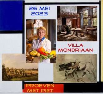 Nel Schellekens verzorgt unieke proeverij in Museum Villa Mondriaan