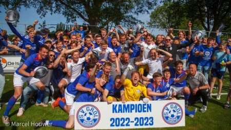 Grol 1 verovert kampioenschap in spannende wedstrijd tegen DVC’26