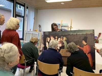 Kunstcursussen in bibliotheek Eibergen