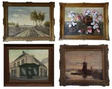 Expositie werken van Johan en Jan Waamelink in Stadsboerderij Grolle