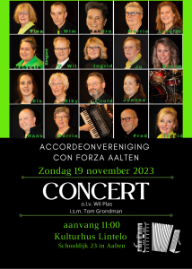 Jaarlijks Concert van Accordeonvereniging Con Forza Aalten