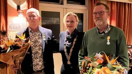 Koninklijke Onderscheiding voor heren Gradus Eenink en Wim Peppelman