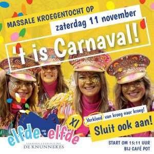Carnavalsactiviteiten op Elfde van de Elfde XL in Grolle
