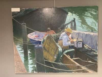 Hennie de korte expositie gedurende oktober in HelenaHuis te Aalten