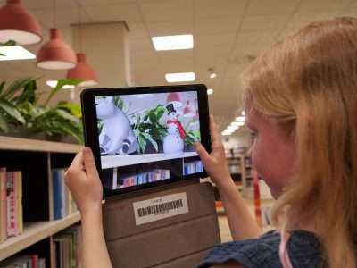 Kerstexpositie met Augmented Reality bij BIEBlab