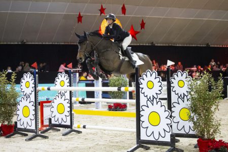 Fleur Holleman en Cataque du Haut Breil winnen op Jumping de Achterhoek. Foto Digishots