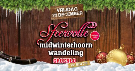 13e editie sfeervolle Midwinterhoornwandeling in Groenlo  