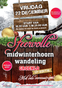 13e Editie Midwinterhoornwandeling in Groenlo