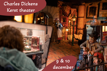 Kerst Theater bij het Charles Dickens Museum in Braamt