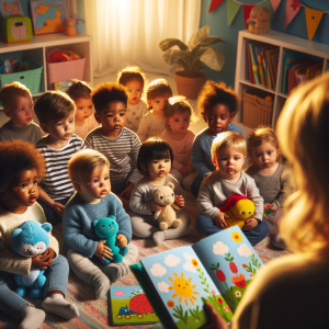 Voorlezen in meerdere talen in bibliotheek