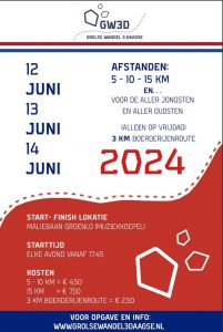 Grolse Wandel 3-Daagse in juni