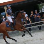 Berber Dijkman werd knap tweede in de 1.45m GP met Coberlina Z