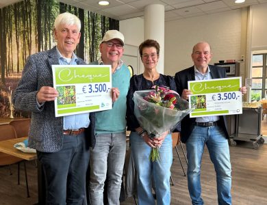 Jan Heijnen - overhandiging cheque