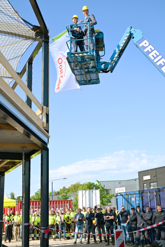 Hoogste punt nieuwbouw ROVA en gemeente