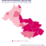 Alcoholgebruik per gemeente GGD NOG