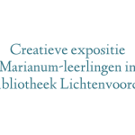 Creatieve expositie Marianum-leerlingen in Bibliotheek Lichtenvoorde