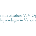 6 t/m 11 oktober: VIV Open Bedrijvendagen in Varsseveld