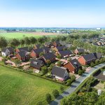 Impressie nieuwbouw De Buitentuin Baak vogelperspectief