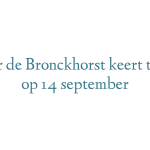 Tour de Bronckhorst keert terug op 14 september