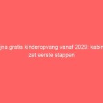 Bijna gratis kinderopvang vanaf 2029: kabinet zet eerste stappen