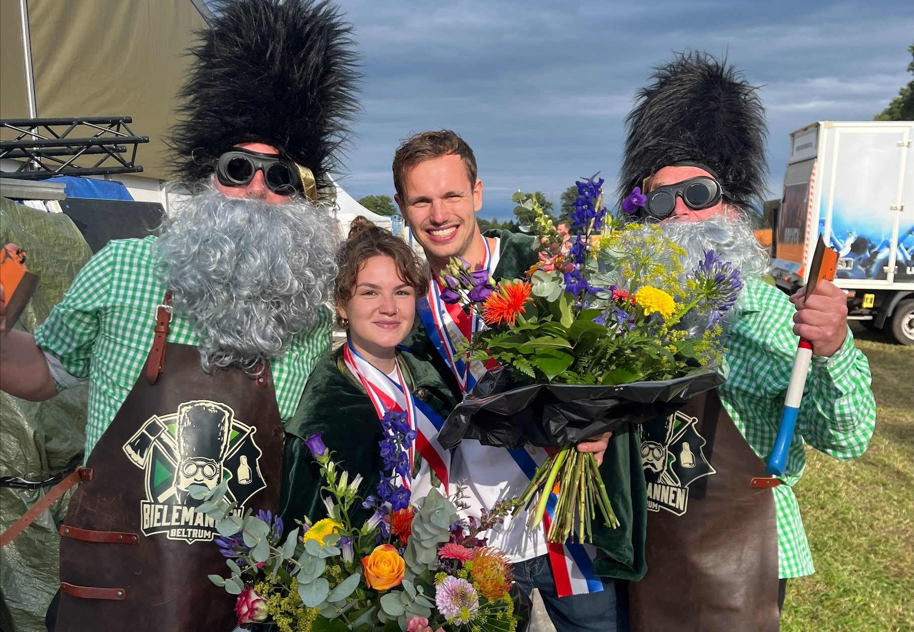 Sem Groot Zevert en Ruby Kemkens vormen koningspaar in Beltrum