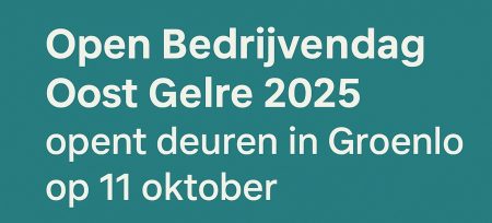 Openbedrijvendag Oost Gelre