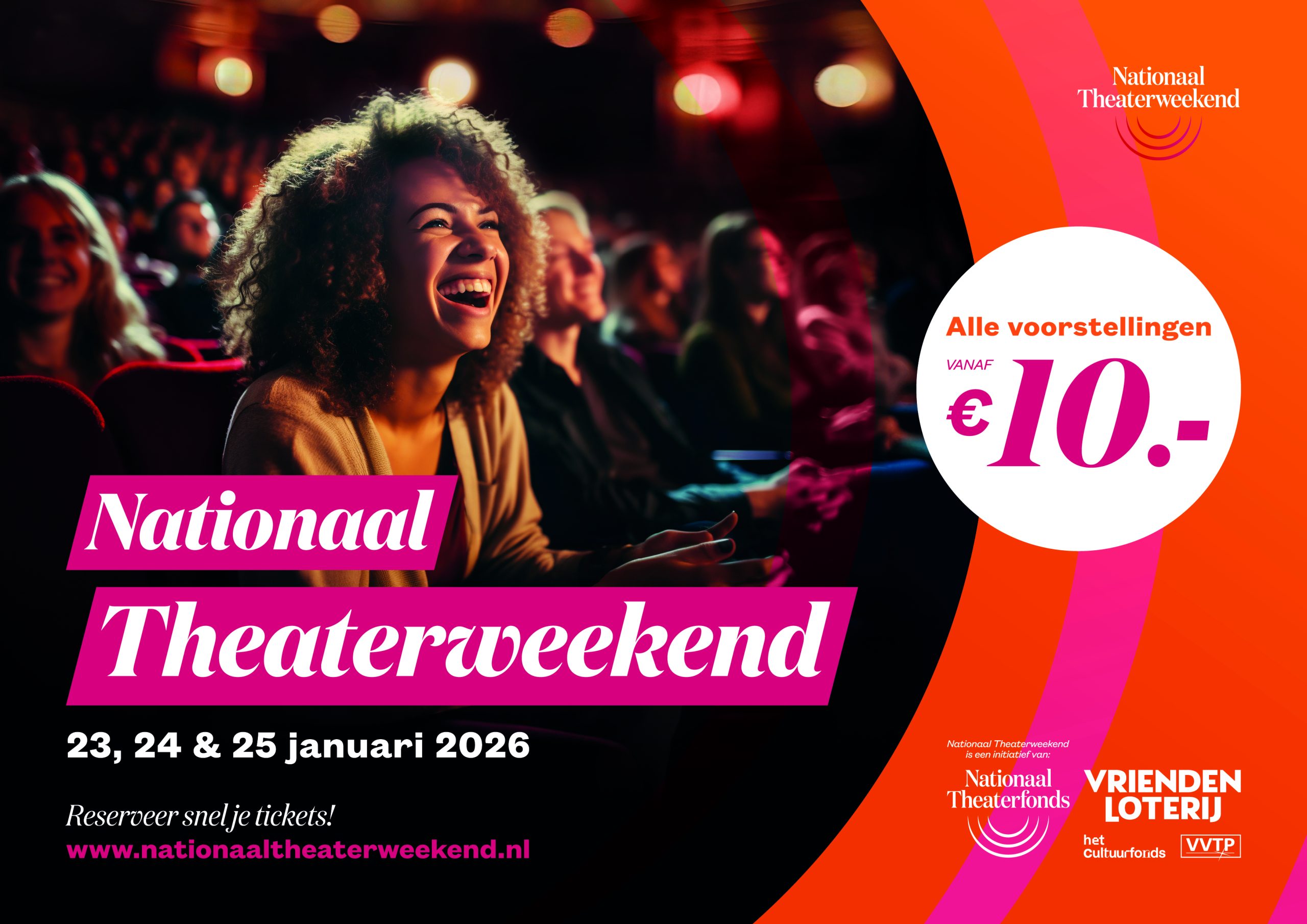 Iedereen welkom tijdens het Nationaal Theaterweekend bij Amphion