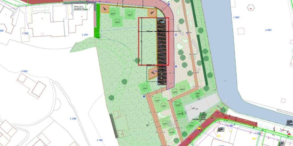 Maliebaan - schetstekening