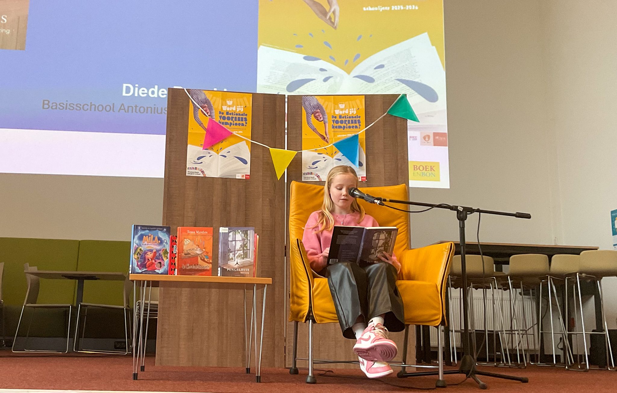 Diede Boschker wint lokale voorleeswedstrijd in Groenlo