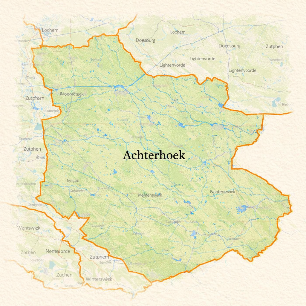 Kaart Achterhoek