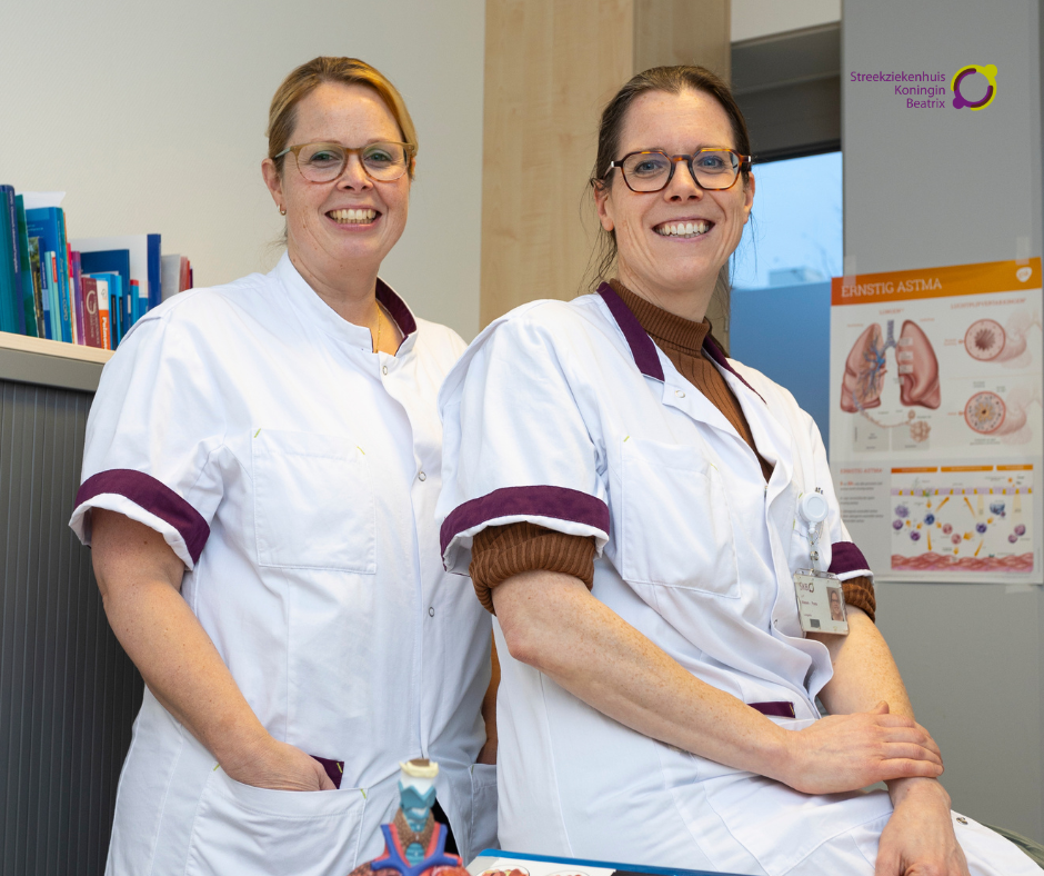 Foto met v.l.n.r. Lisette Drenthen en Lucie Masen