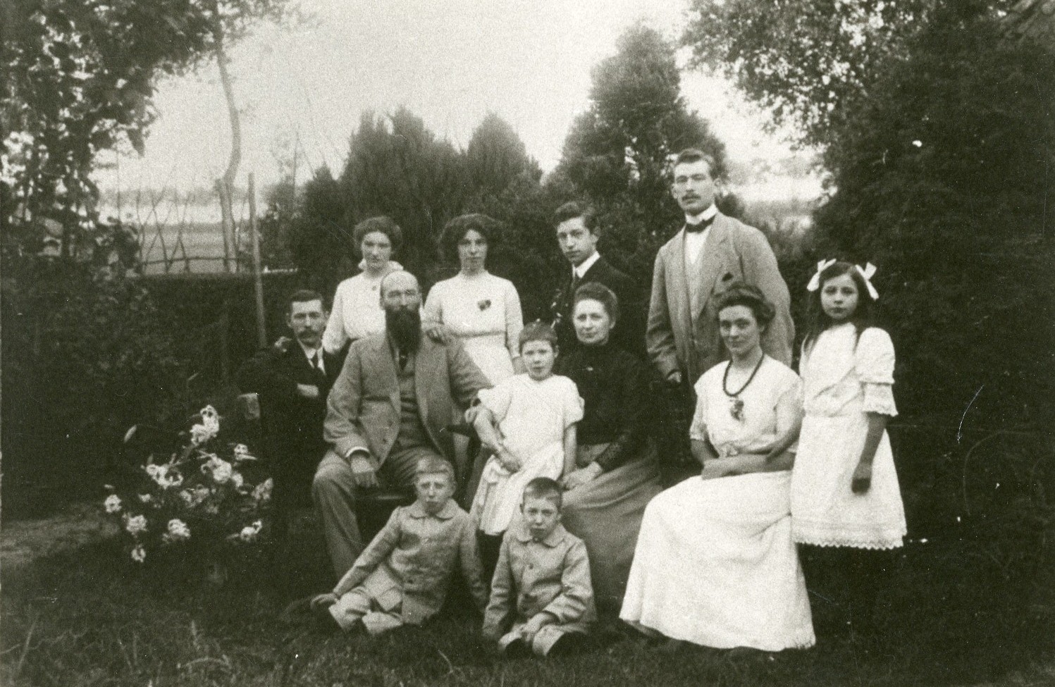 Portret van de familie Vos. Bron collectie ECAL