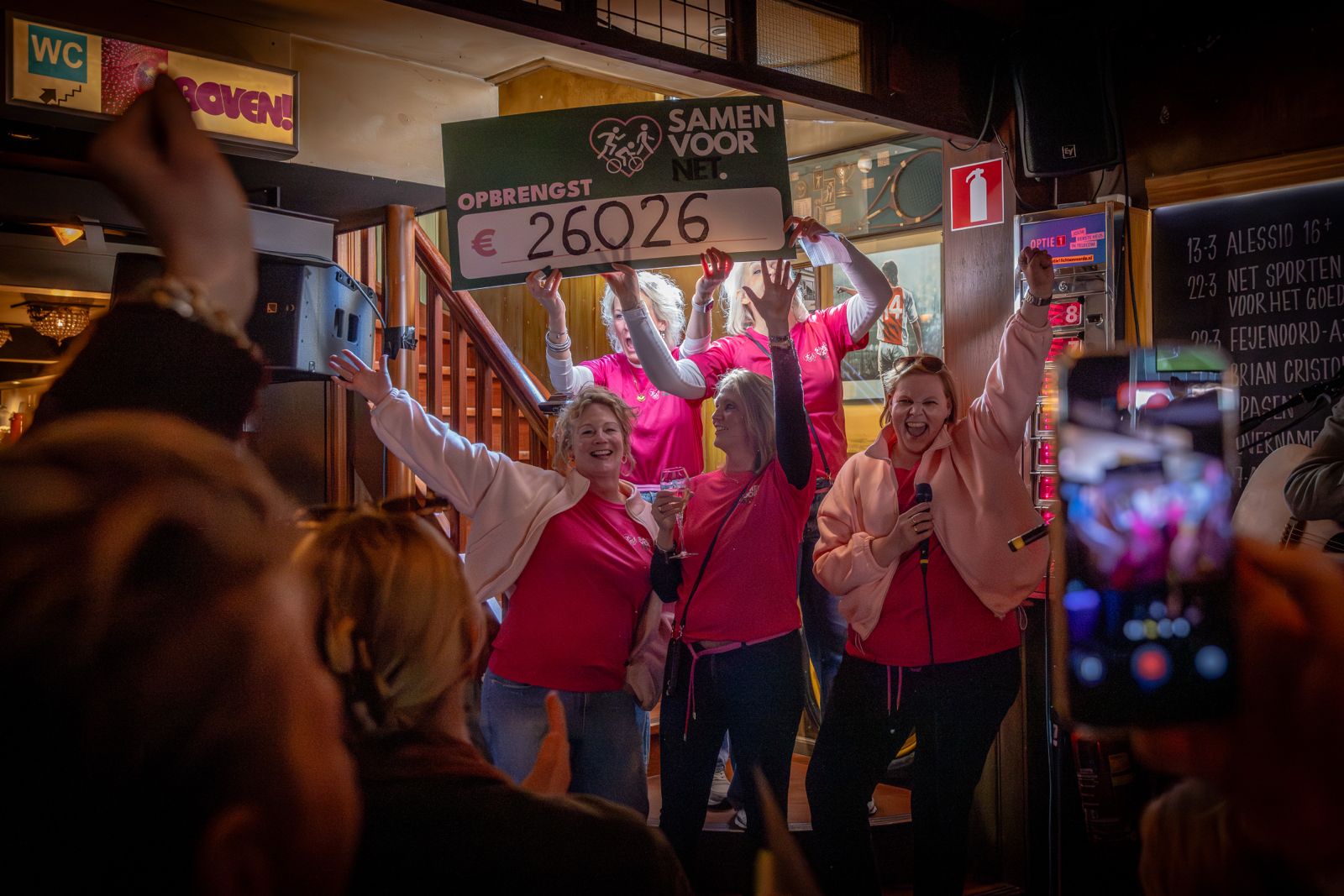 LICHTENVOORDE — SAMEN VOOR NET haalt ruim €30.000 op voor kankeronderzoek