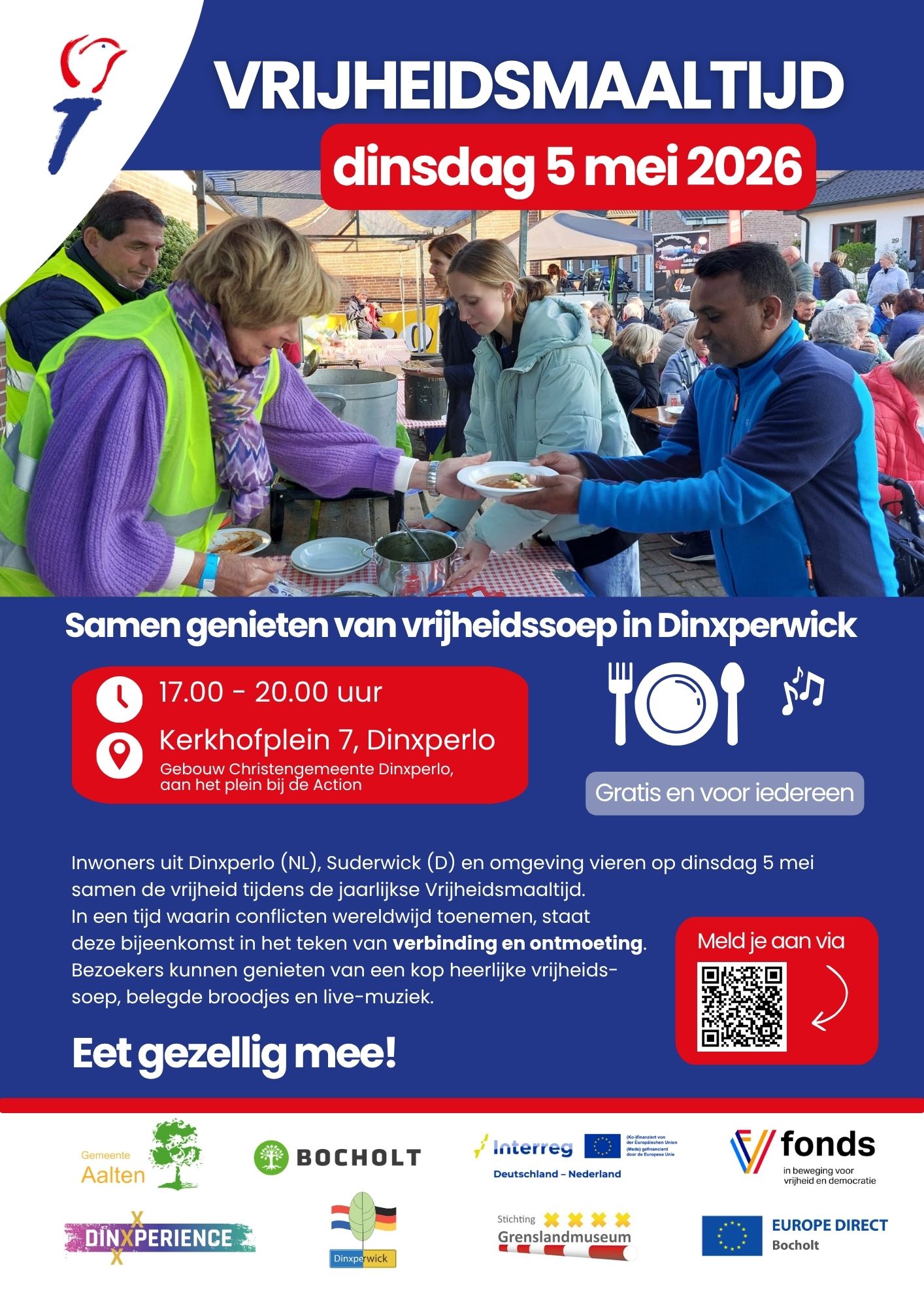 Flyer A5 Vrijheidsmaaltijd NL 2026