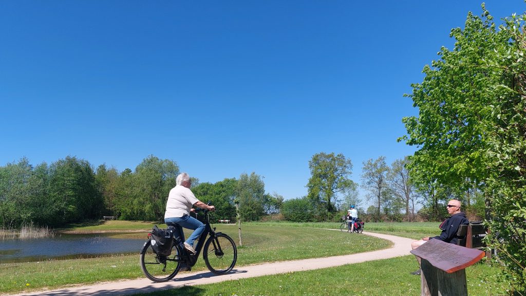 fietstocht foto