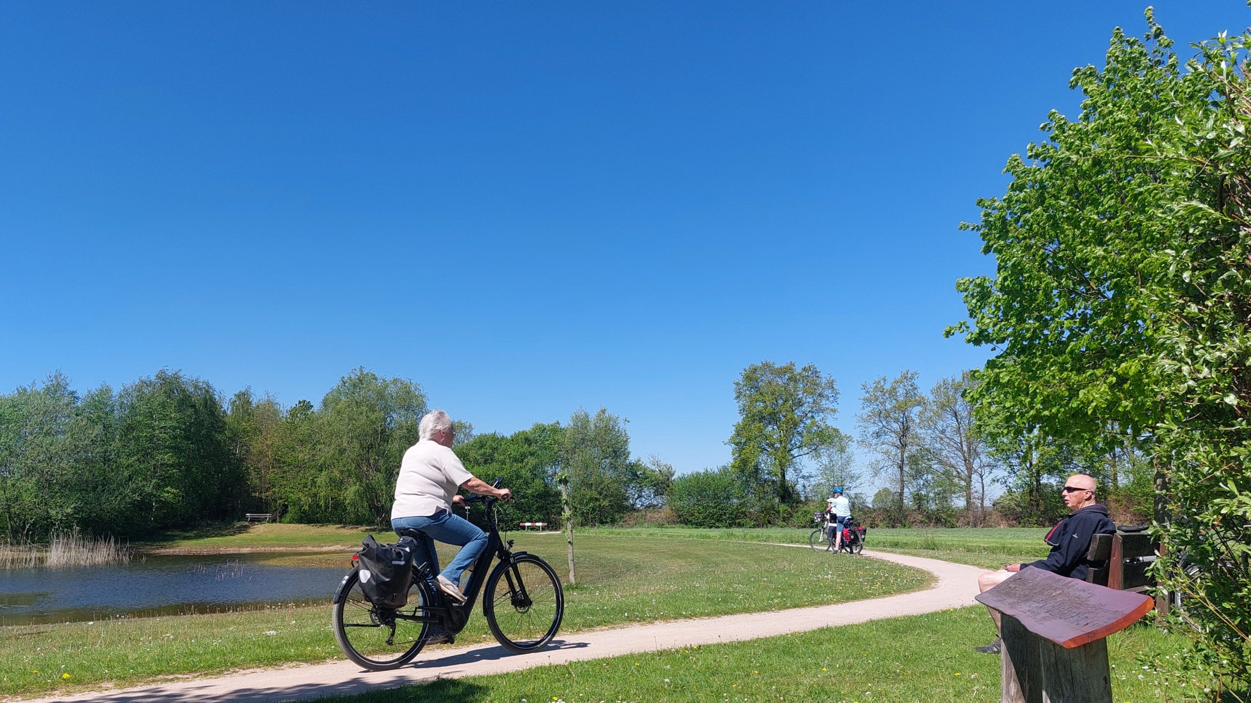 fietstocht foto