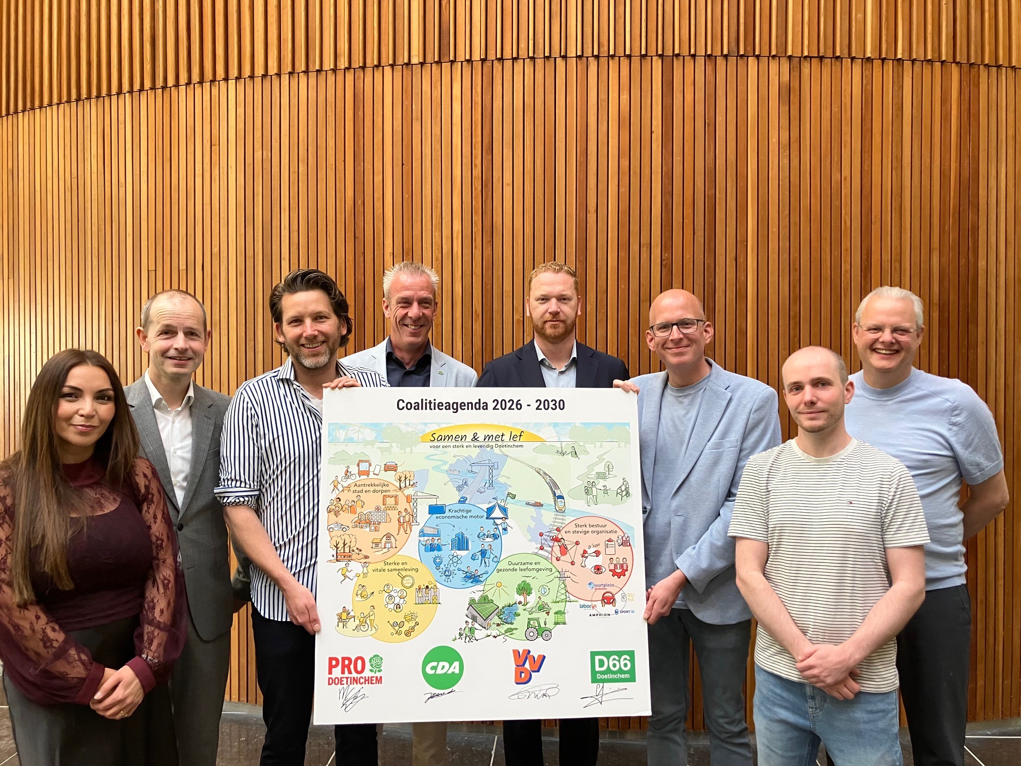 Coalitie Doetinchem presenteert agenda ‘Samen en met lef’