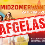midzomerwandeling afgelast