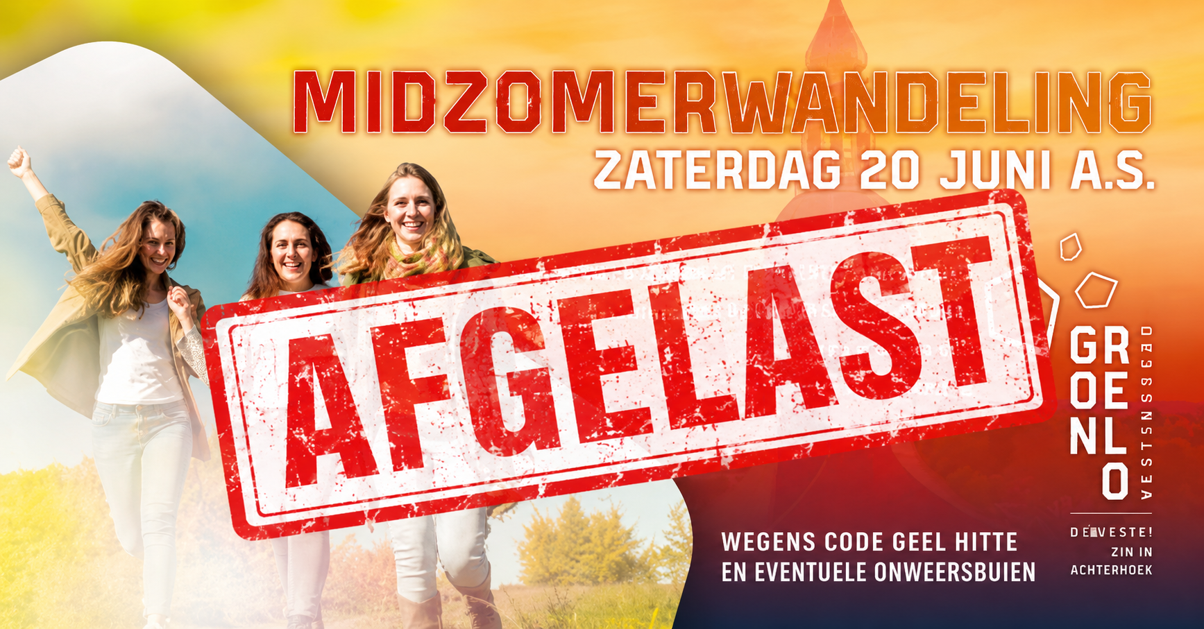 Midzomerwandeling in Groenlo verplaatst naar 27 september